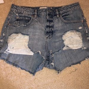 jean shorts